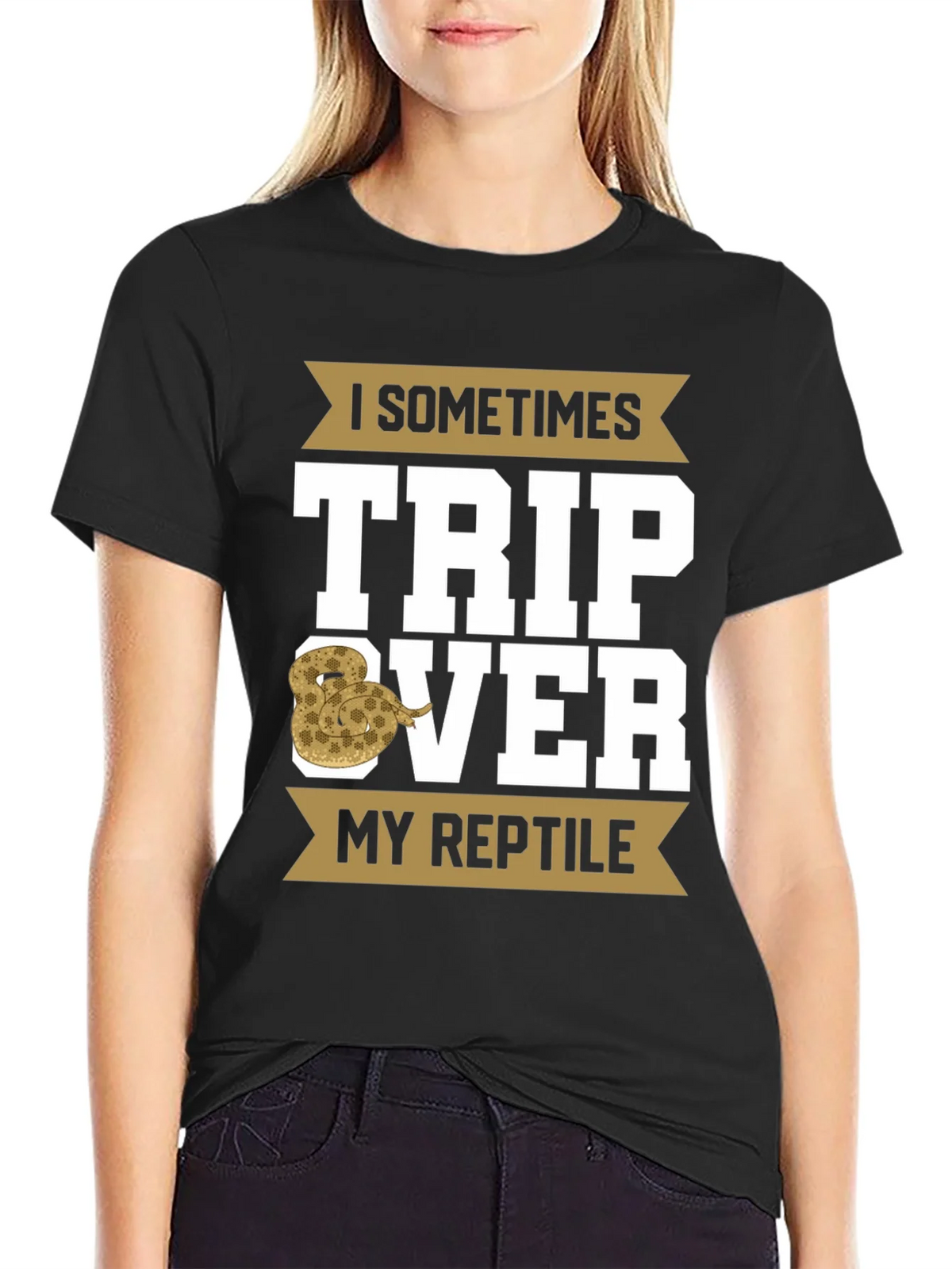 I Sometimes Trip Over My Reptile T-Shirt product image 2