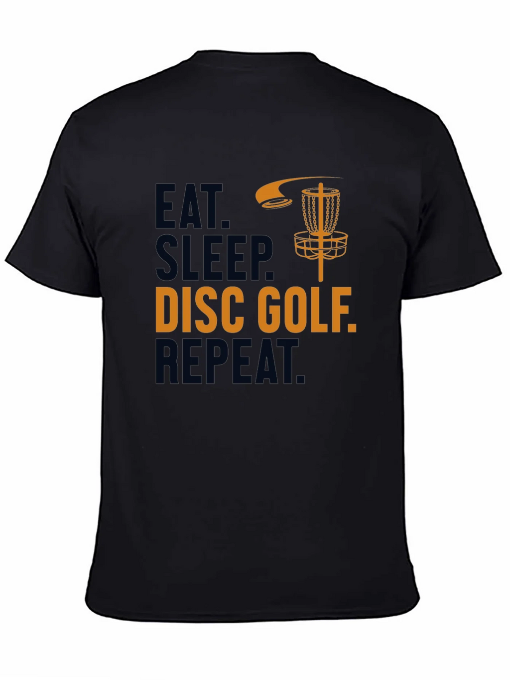 Eat Sleep Disc Golf Repeat Graphic Tee product image 2