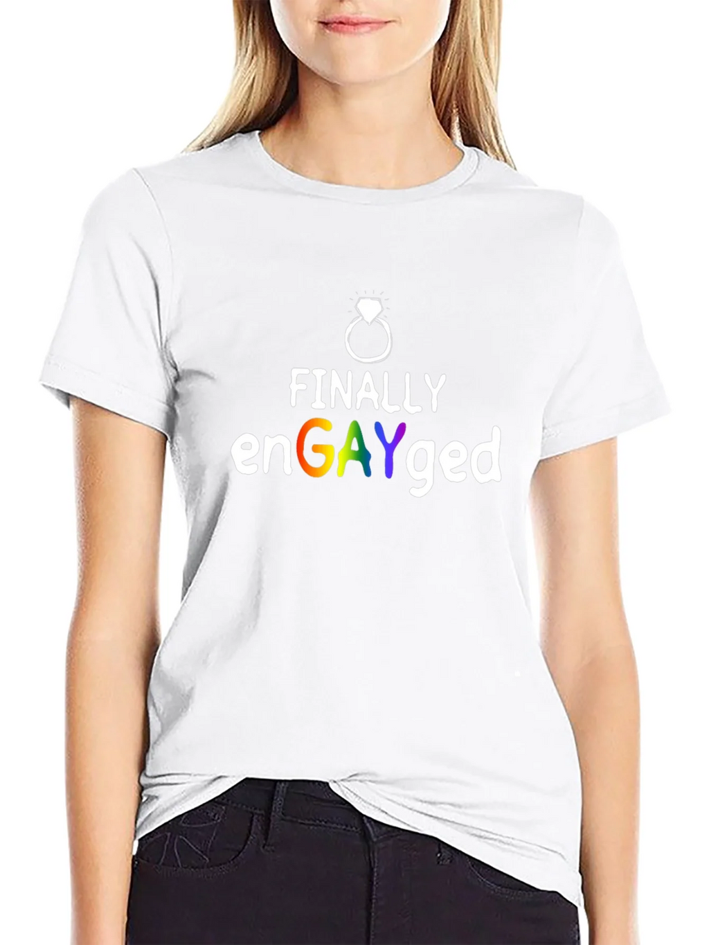 Finally enGAYged Pride T-Shirt product image 8