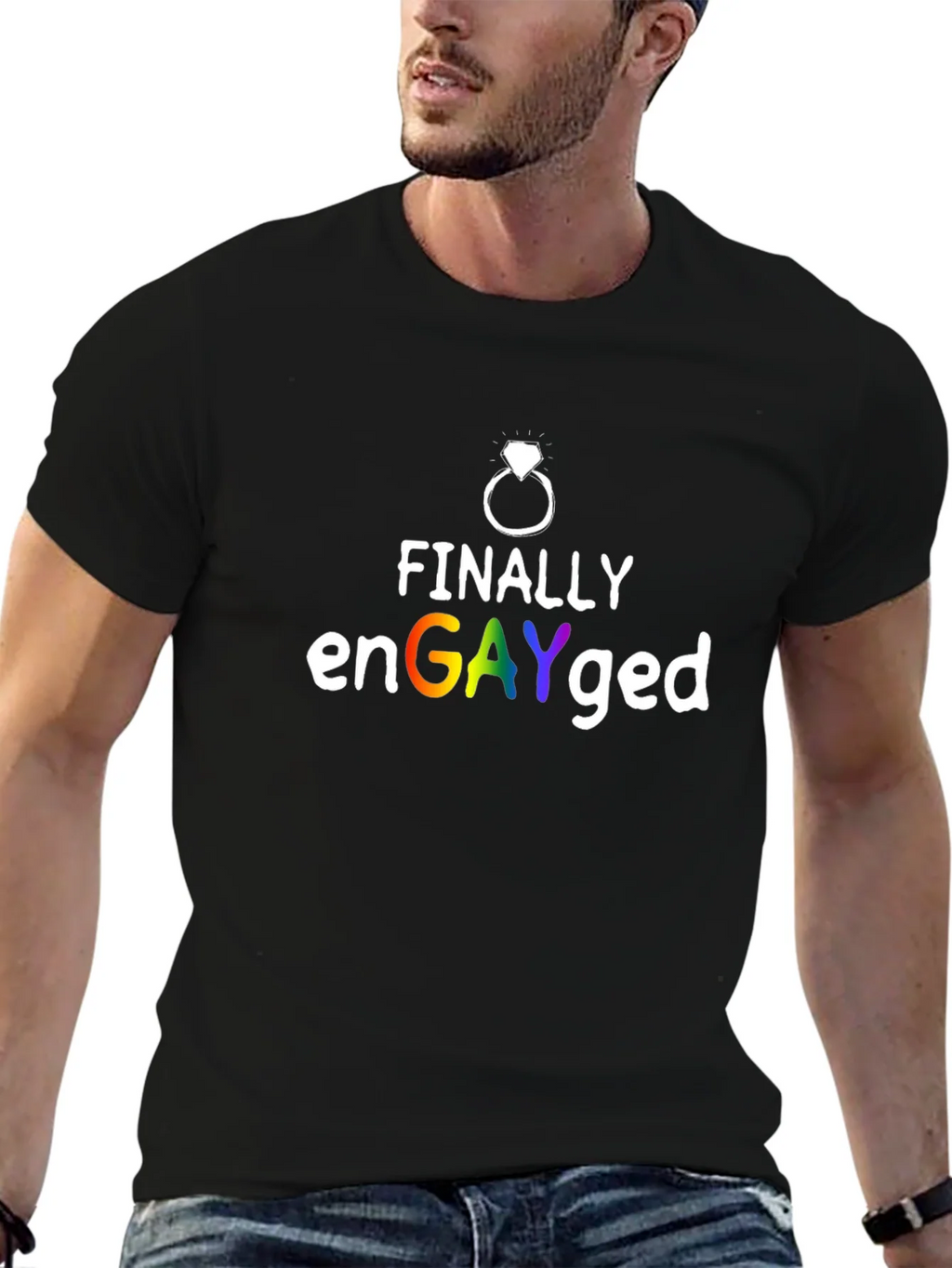 Finally enGAYged Pride T-Shirt product image 6