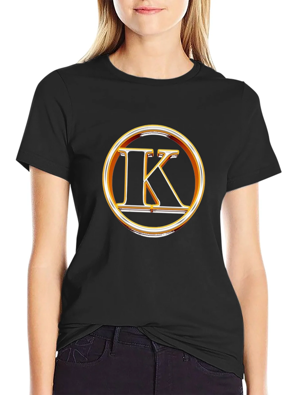 Bold IK Logo Black T-Shirt product image 1