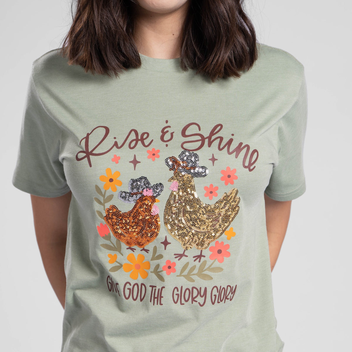 Embellished Rise and Shine Sequin Tee - 15 product image 3