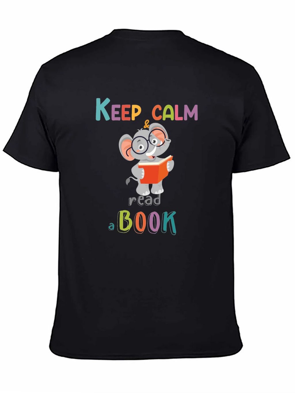 Keep Calm & Read a Book Graphic Tee - Elephant Reader product image 4