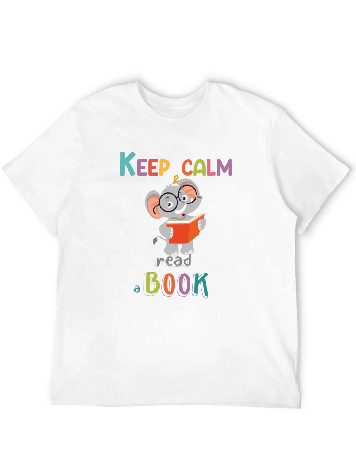 Keep Calm & Read a Book Graphic Tee - Elephant Reader product image 11