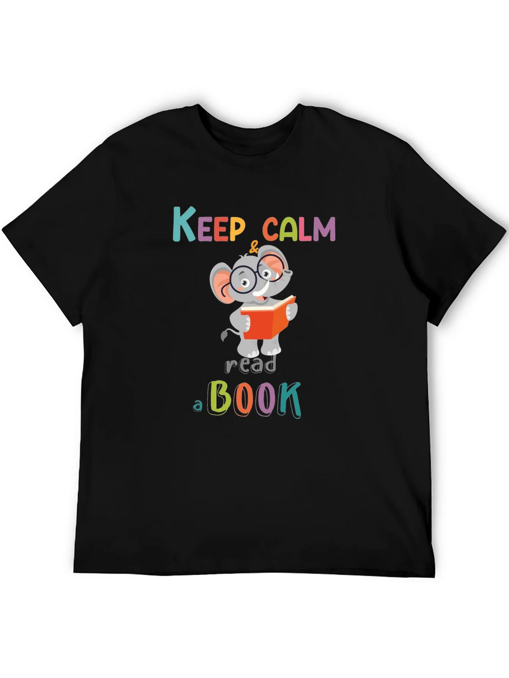 Keep Calm & Read a Book Graphic Tee - Elephant Reader product image 5