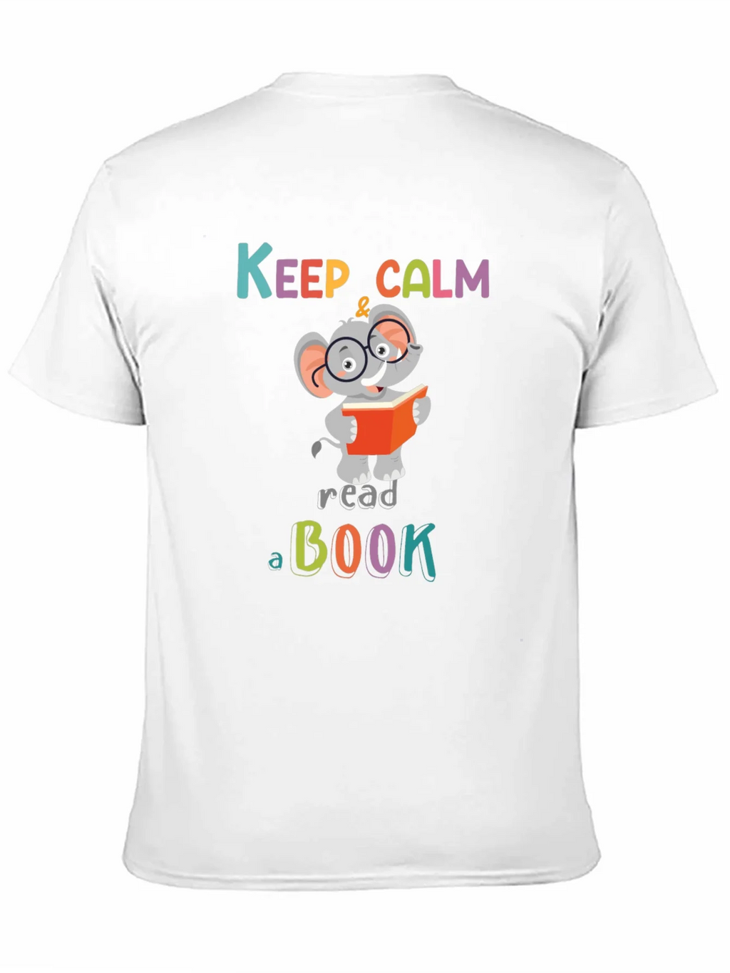 Keep Calm & Read a Book Graphic Tee - Elephant Reader product image 10