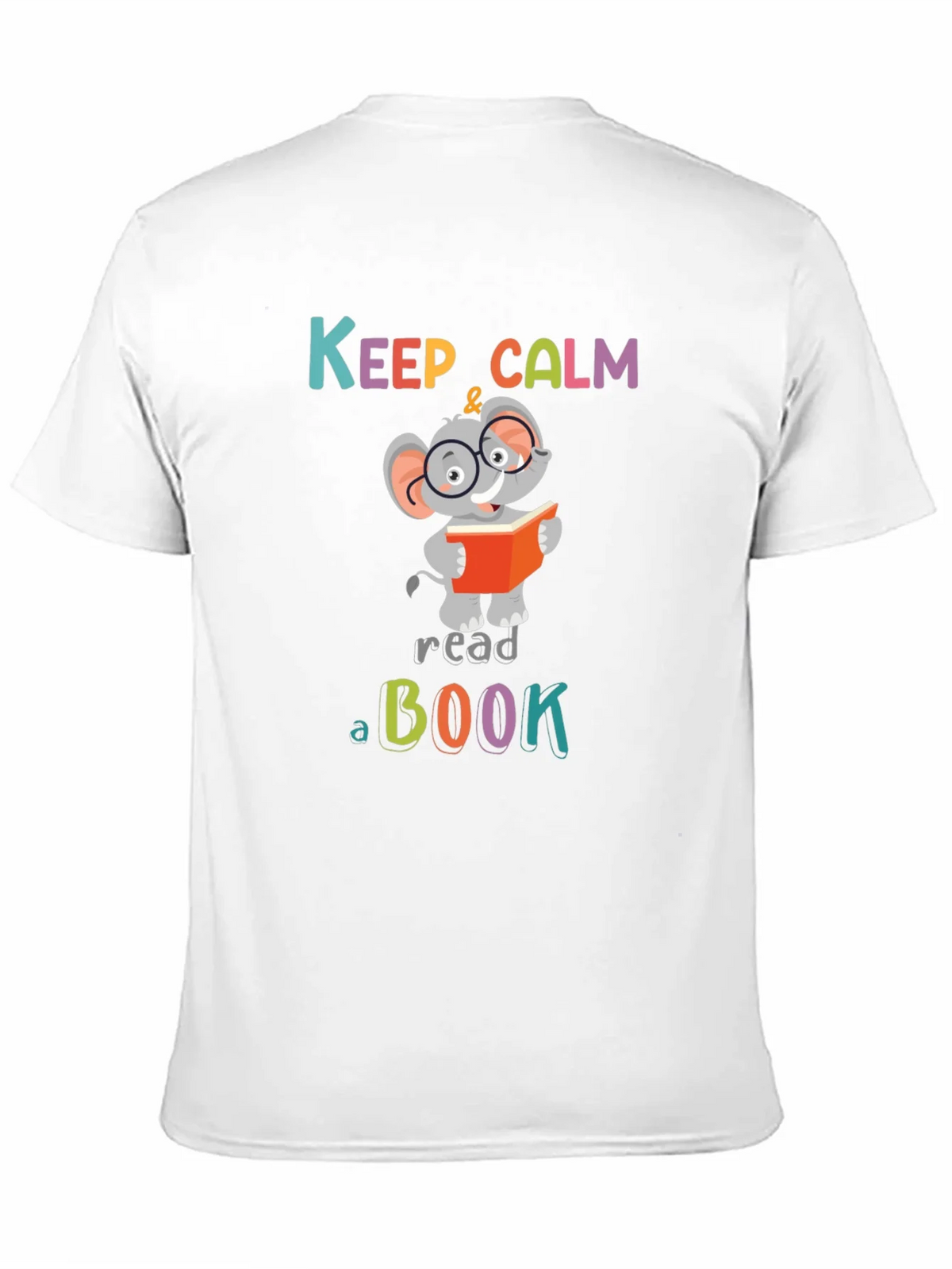 Keep Calm & Read a Book Graphic Tee - Elephant Reader product image 10