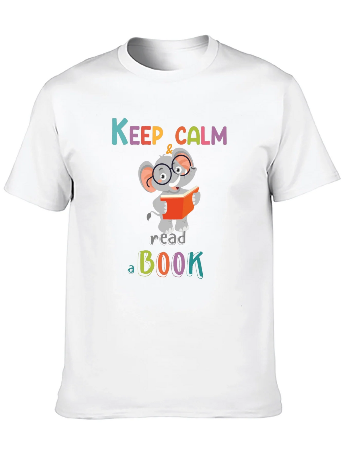 Keep Calm & Read a Book Graphic Tee - Elephant Reader product image 9
