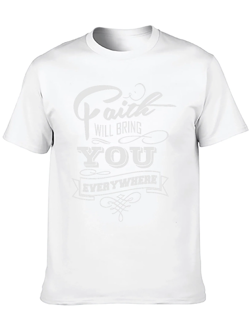 Faith Will Bring You Everywhere Graphic Tee product image 7