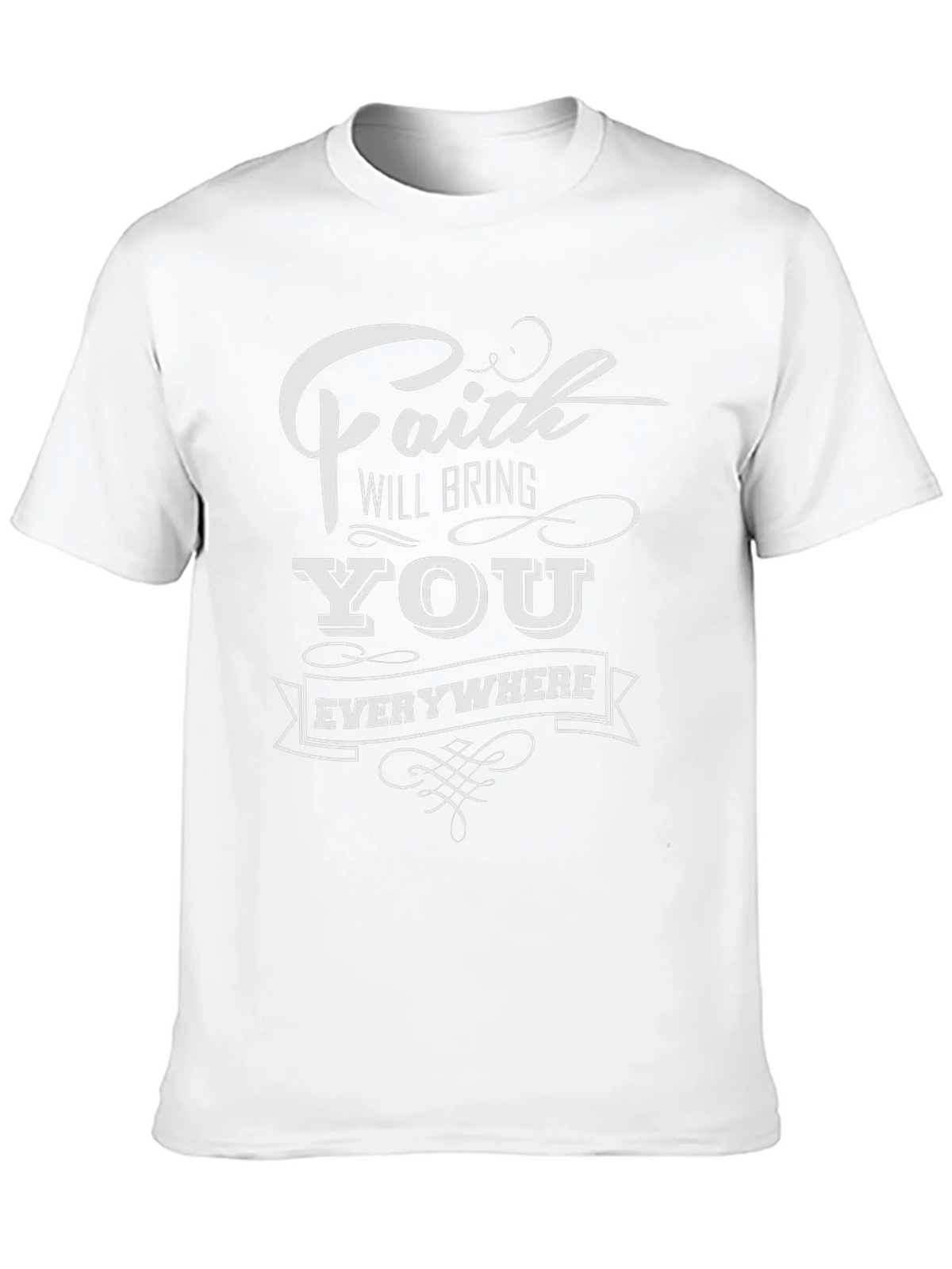 Faith Will Bring You Everywhere Graphic Tee product image 7