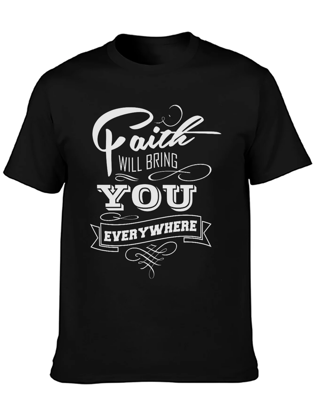 Faith Will Bring You Everywhere Graphic Tee product image 2