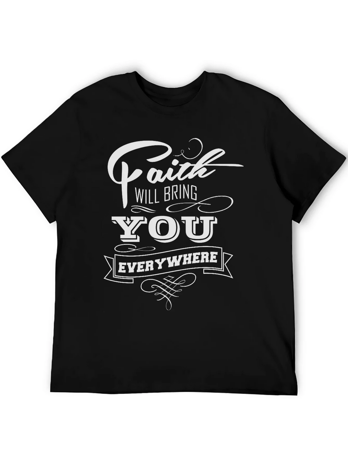 Faith Will Bring You Everywhere Graphic Tee product image 4