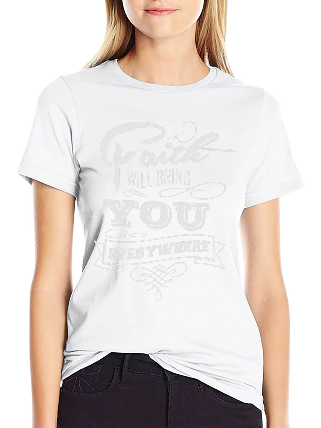 Faith Will Bring You Everywhere Graphic Tee product image 6