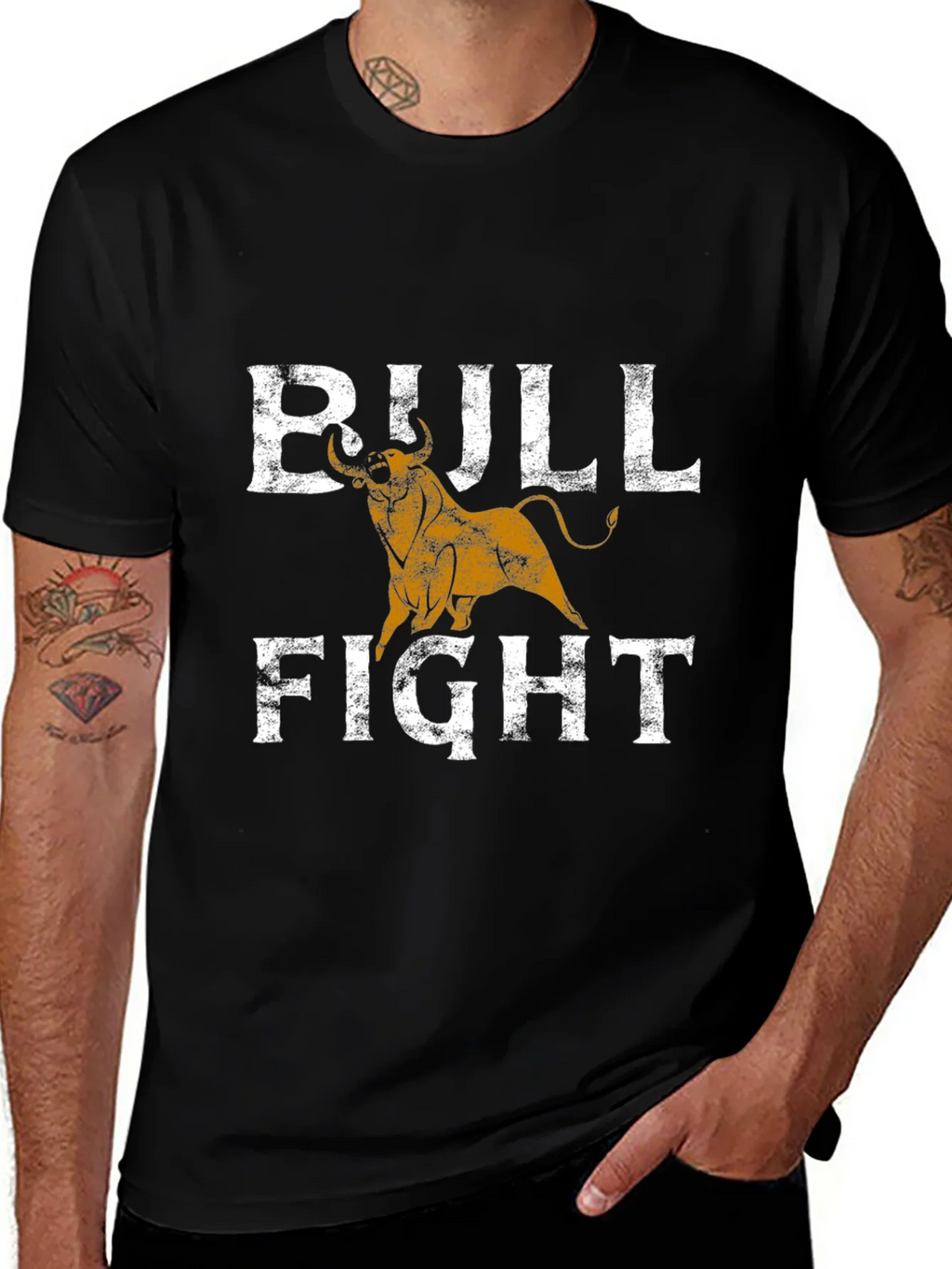 Bull Fight Graphic Tee product image 1