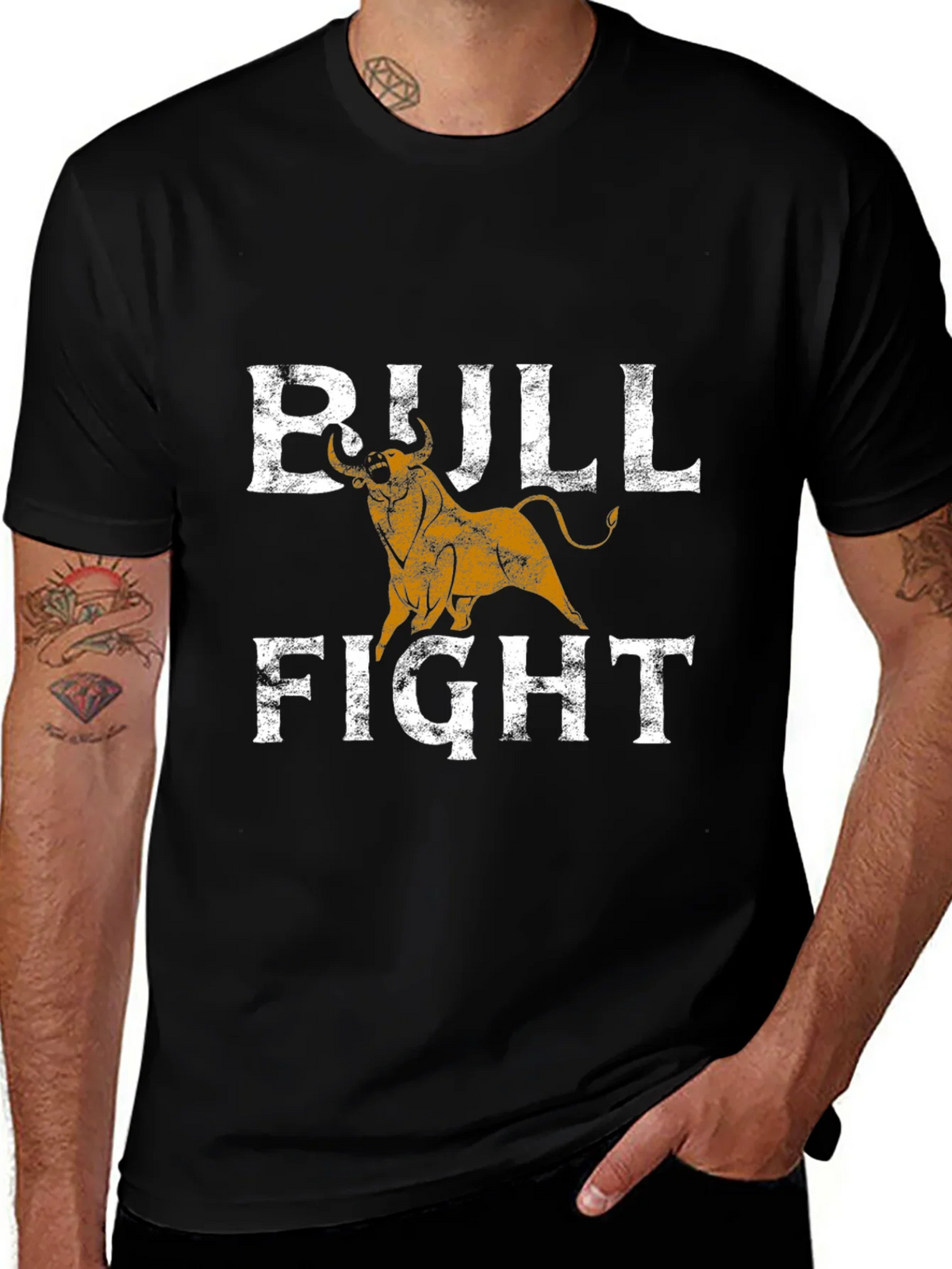 Bull Fight Graphic Tee product image 1