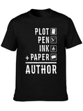 Author Checklist Graphic T-Shirt product image 1