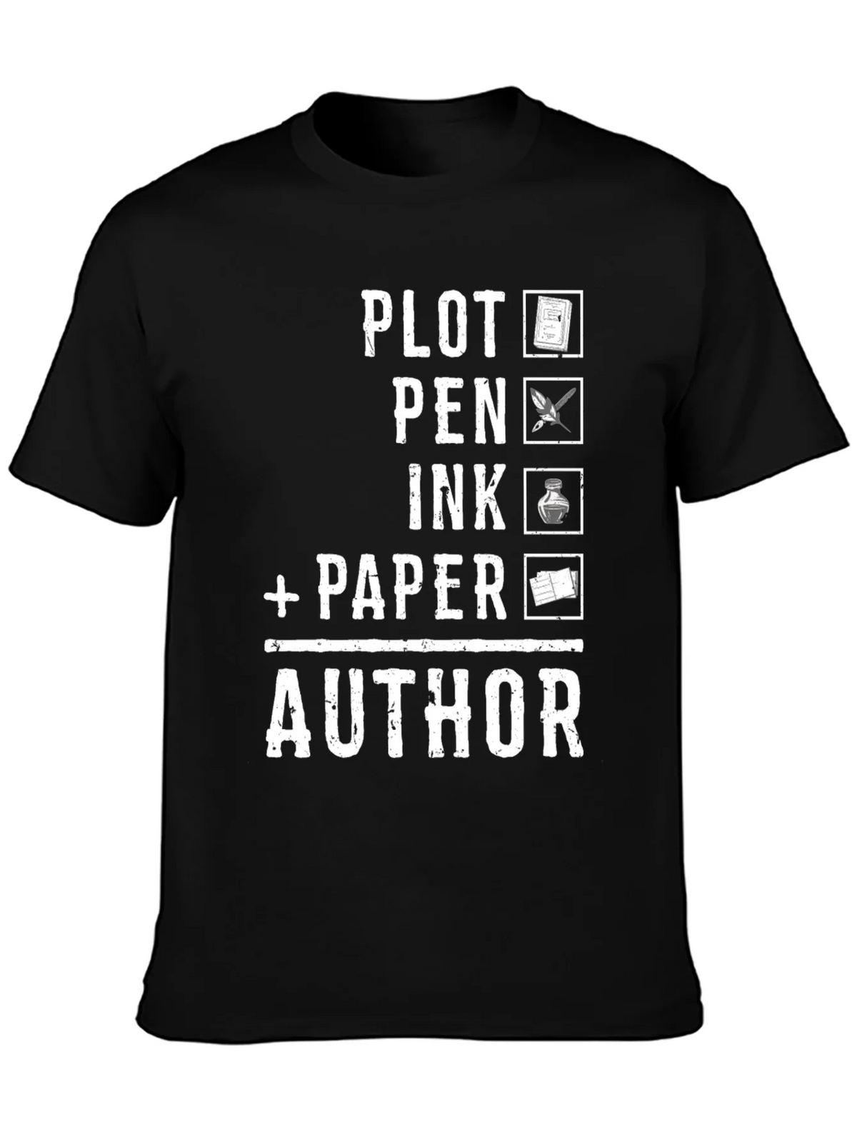 Author Checklist Graphic T-Shirt product image 1