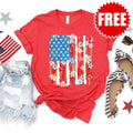 Patriotic Flag Tee - 0