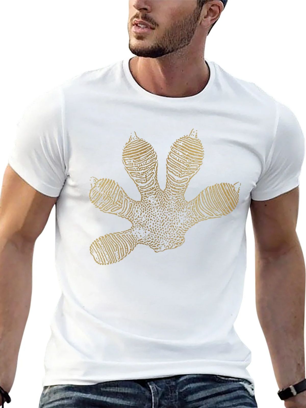 Gecko Footprint Graphic Tee - Black product image 12
