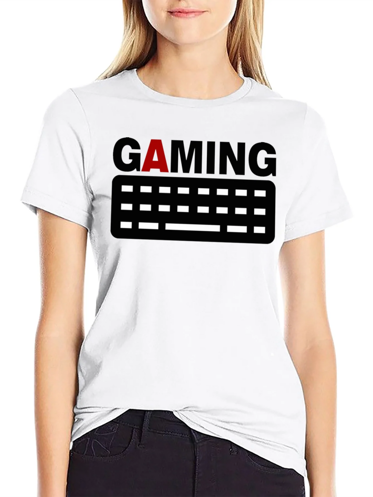 Gaming Keyboard Graphic Tee - Black product image 8