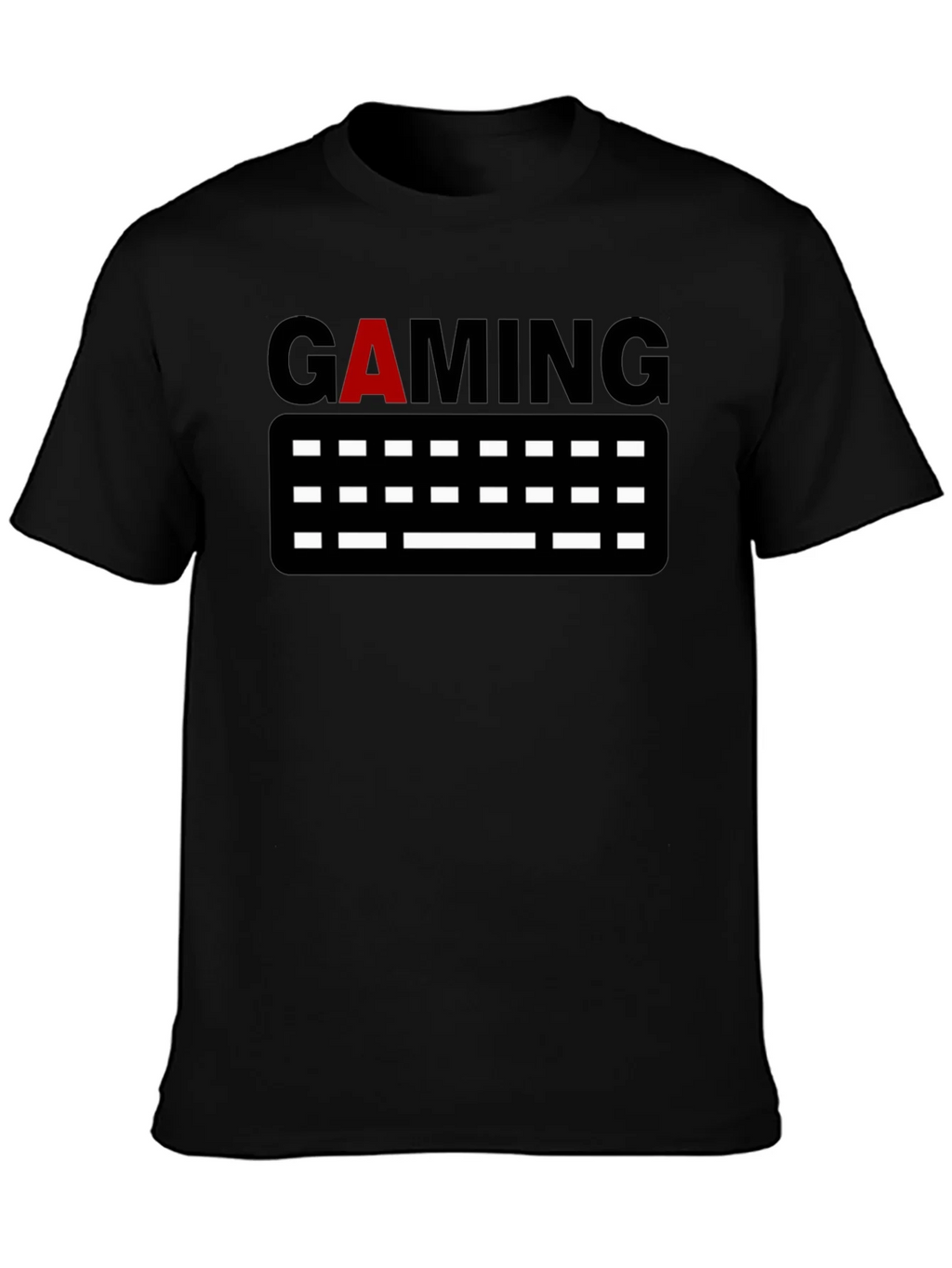 Gaming Keyboard Graphic Tee - Black product image 3
