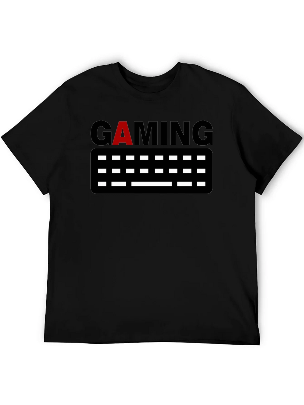 Gaming Keyboard Graphic Tee - Black product image 5