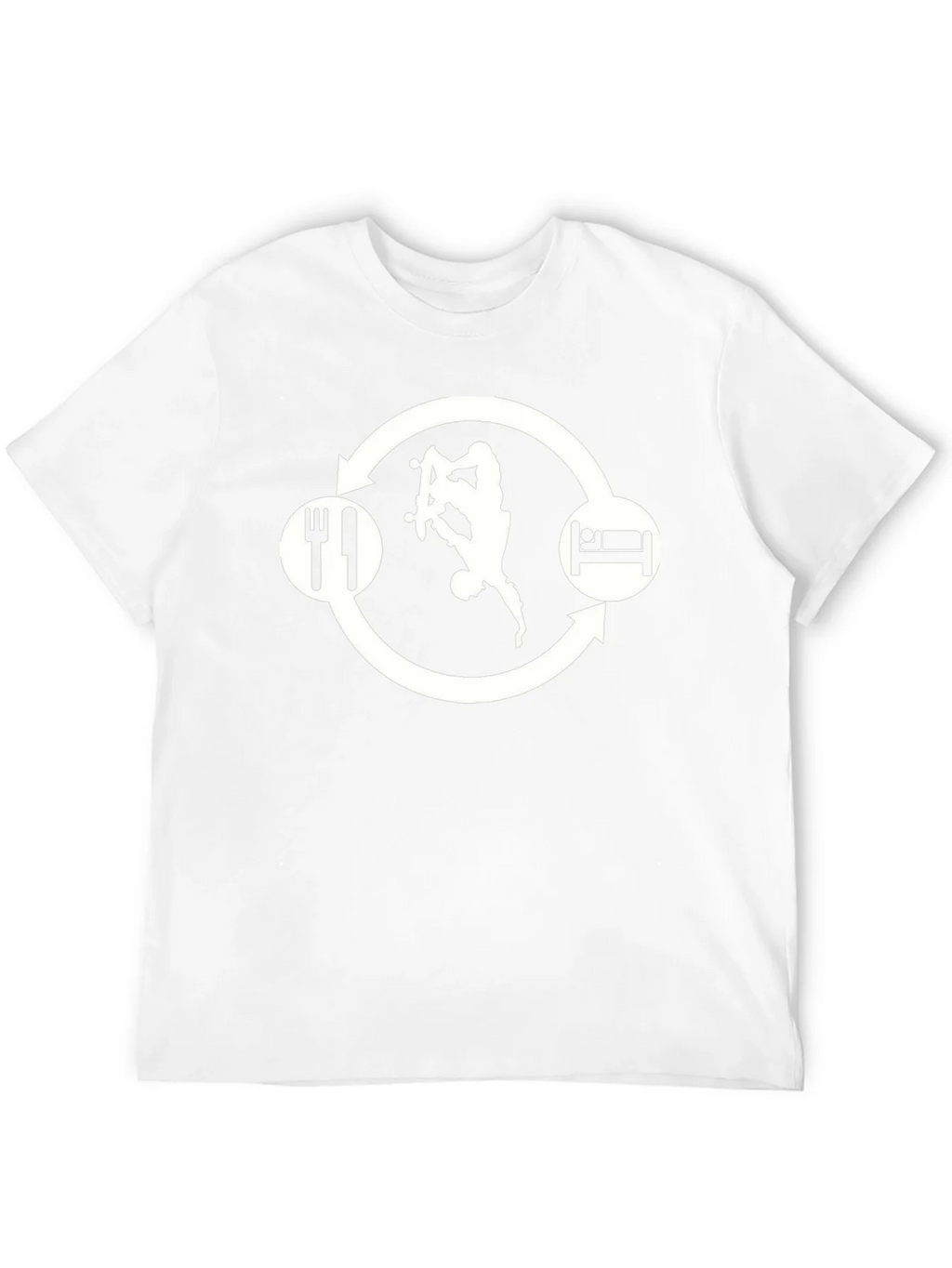 Skate Eat Sleep Repeat Black Graphic Tee product image 11