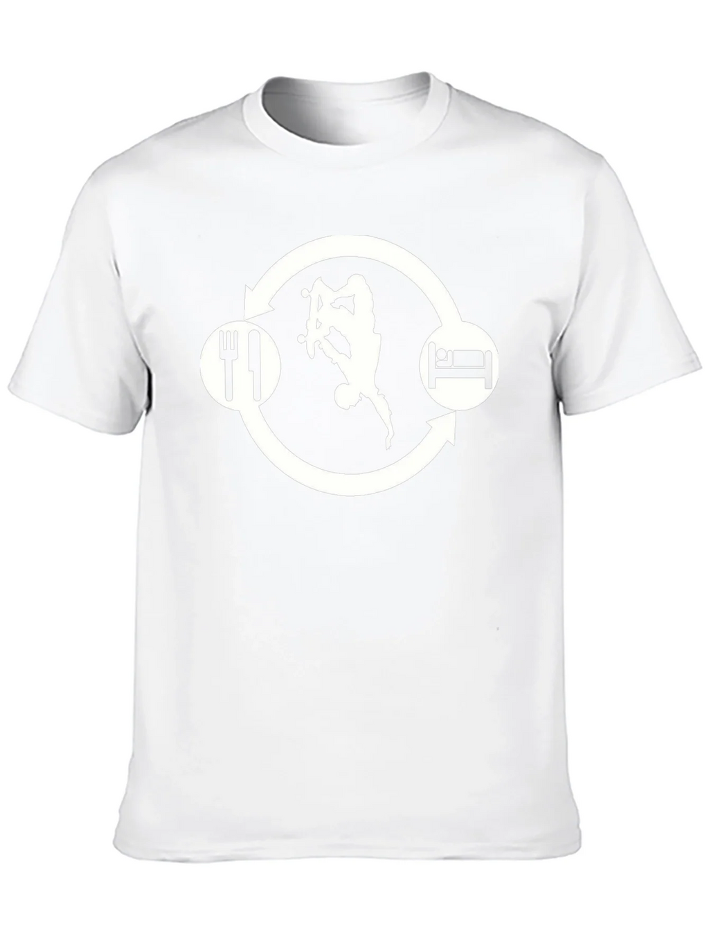 Skate Eat Sleep Repeat Black Graphic Tee product image 9