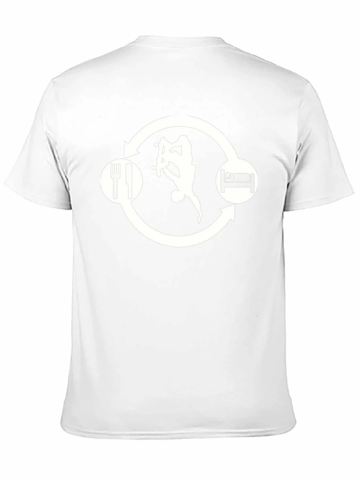 Skate Eat Sleep Repeat Black Graphic Tee product image 10