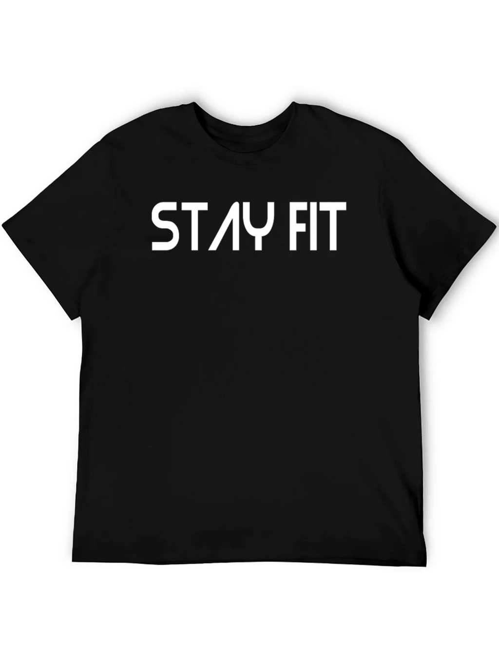 Stay Fit Black Graphic Tee product image 3
