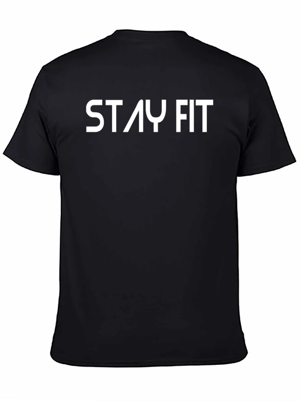 Stay Fit Black Graphic Tee product image 2