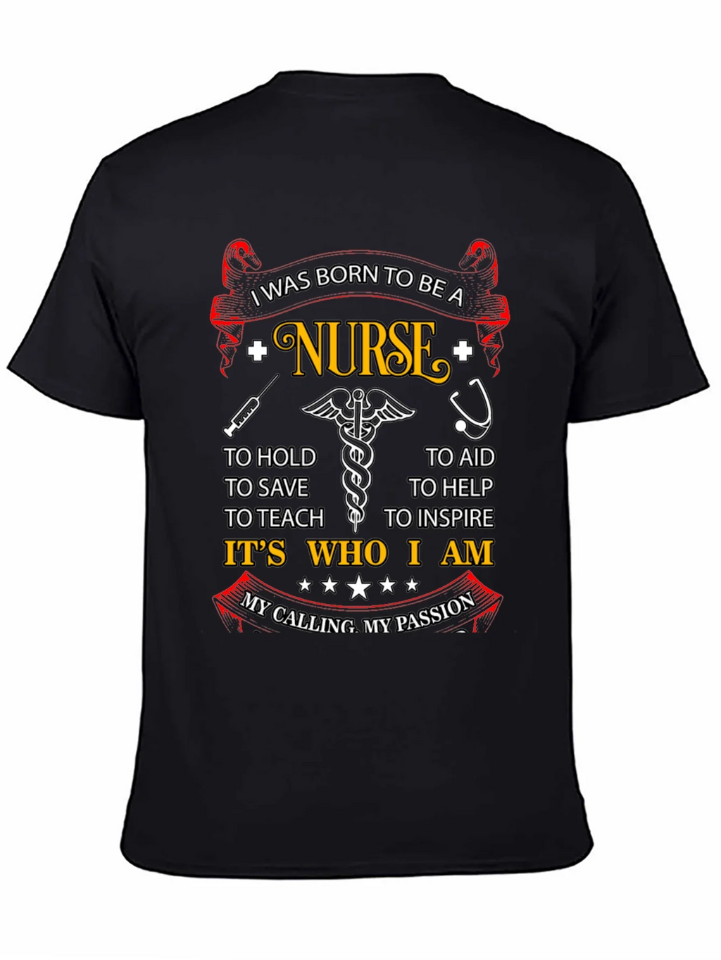 Born to be a Nurse Graphic T-Shirt product image 1