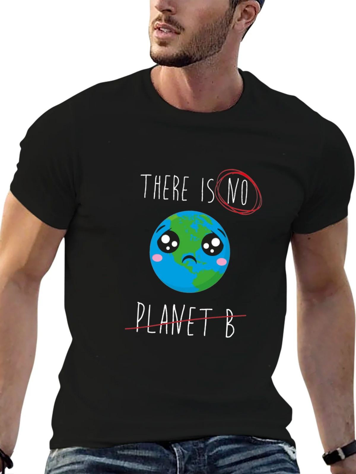 Save the Planet Graphic T-Shirt - There is No B product image 6