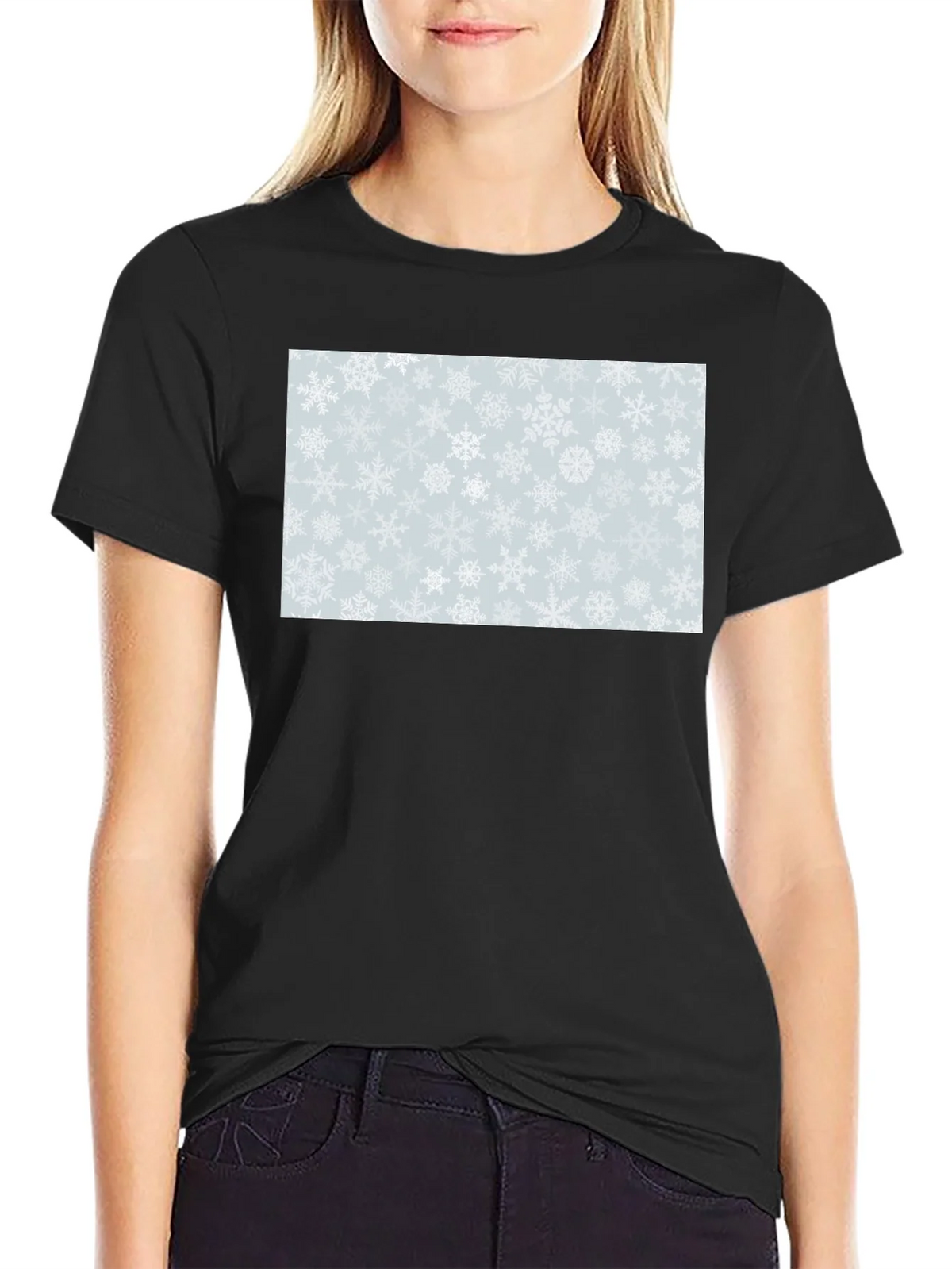 Snowflake Pattern T-Shirt product image 2