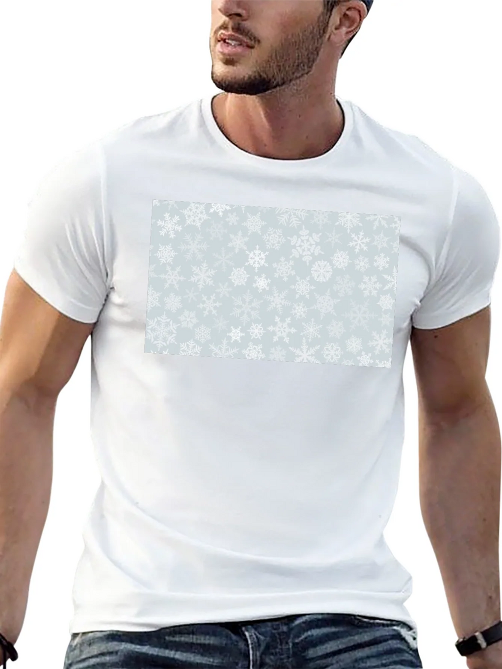 Snowflake Pattern T-Shirt product image 12