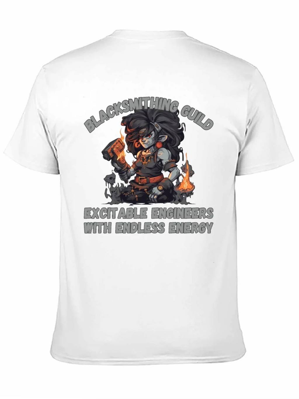 Blacksmithing Guild T-Shirt - Exciteable Engineers Tee product image 10