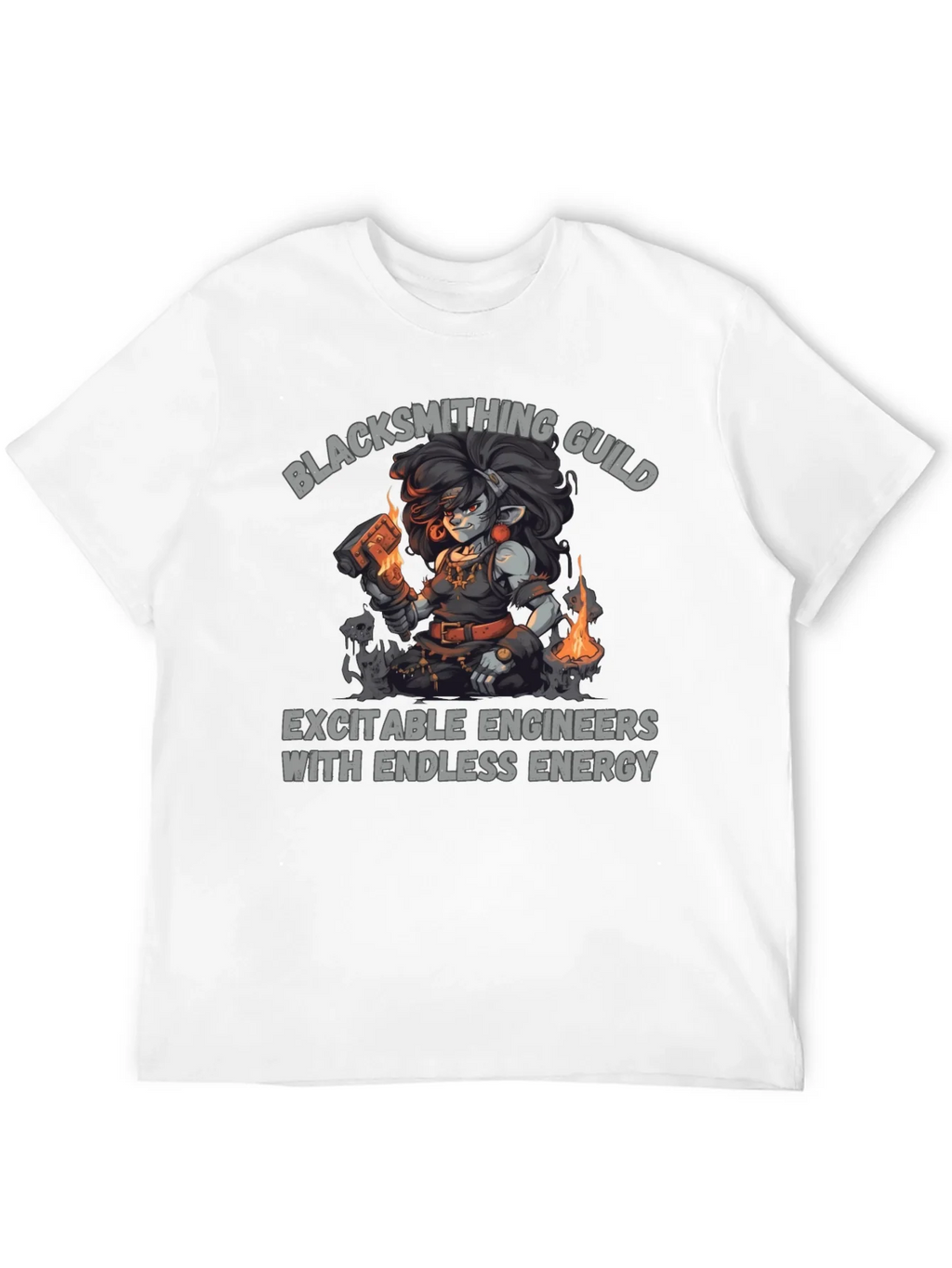 Blacksmithing Guild T-Shirt - Exciteable Engineers Tee product image 11