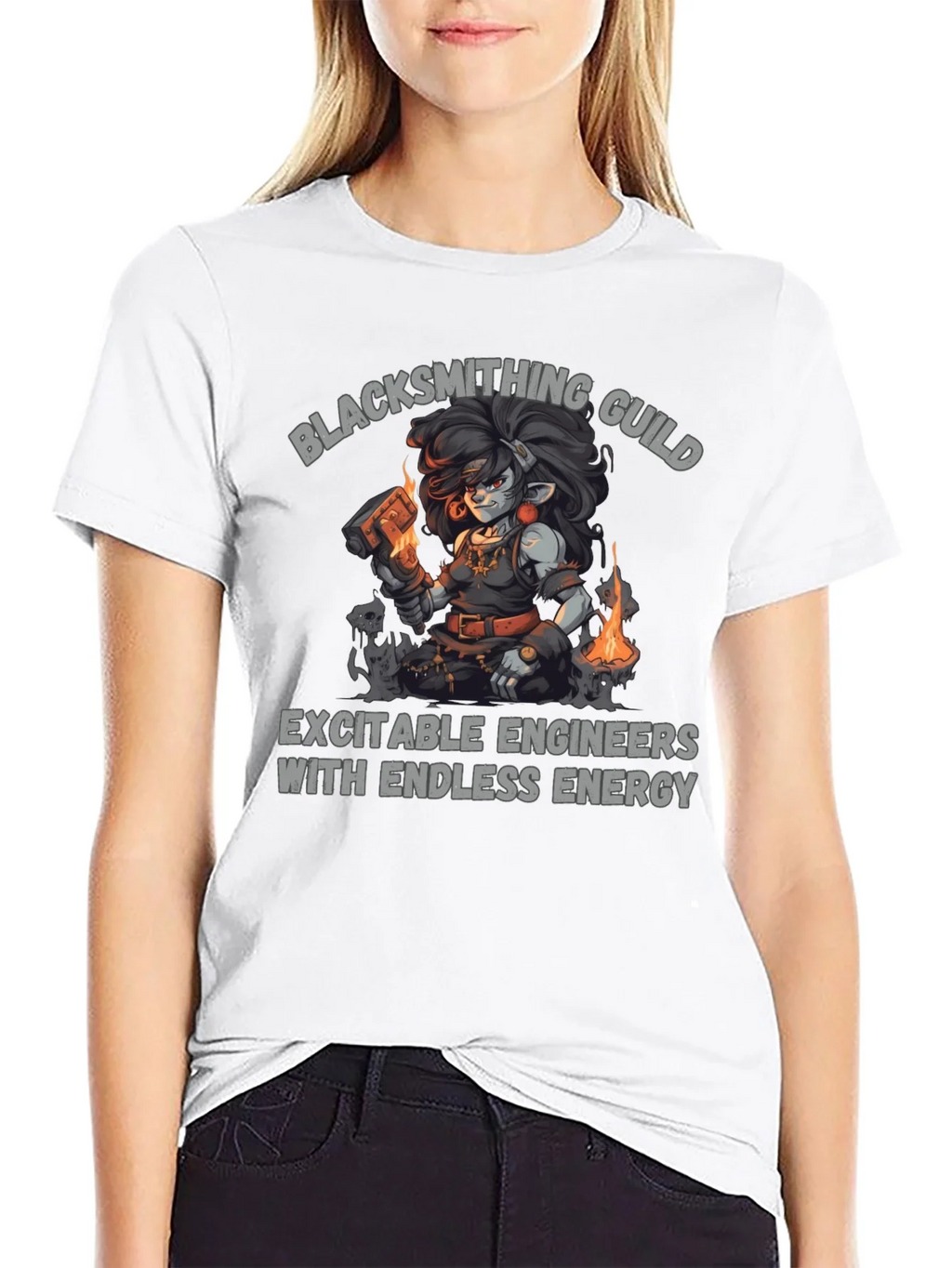 Blacksmithing Guild T-Shirt - Exciteable Engineers Tee product image 8