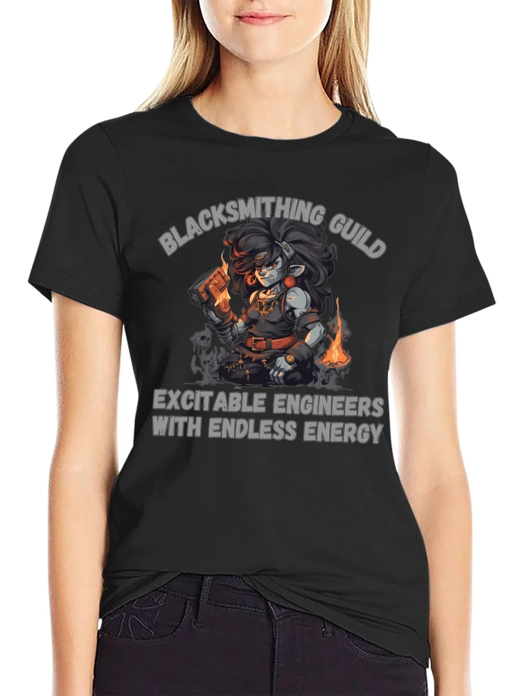 Blacksmithing Guild T-Shirt - Exciteable Engineers Tee product image 2