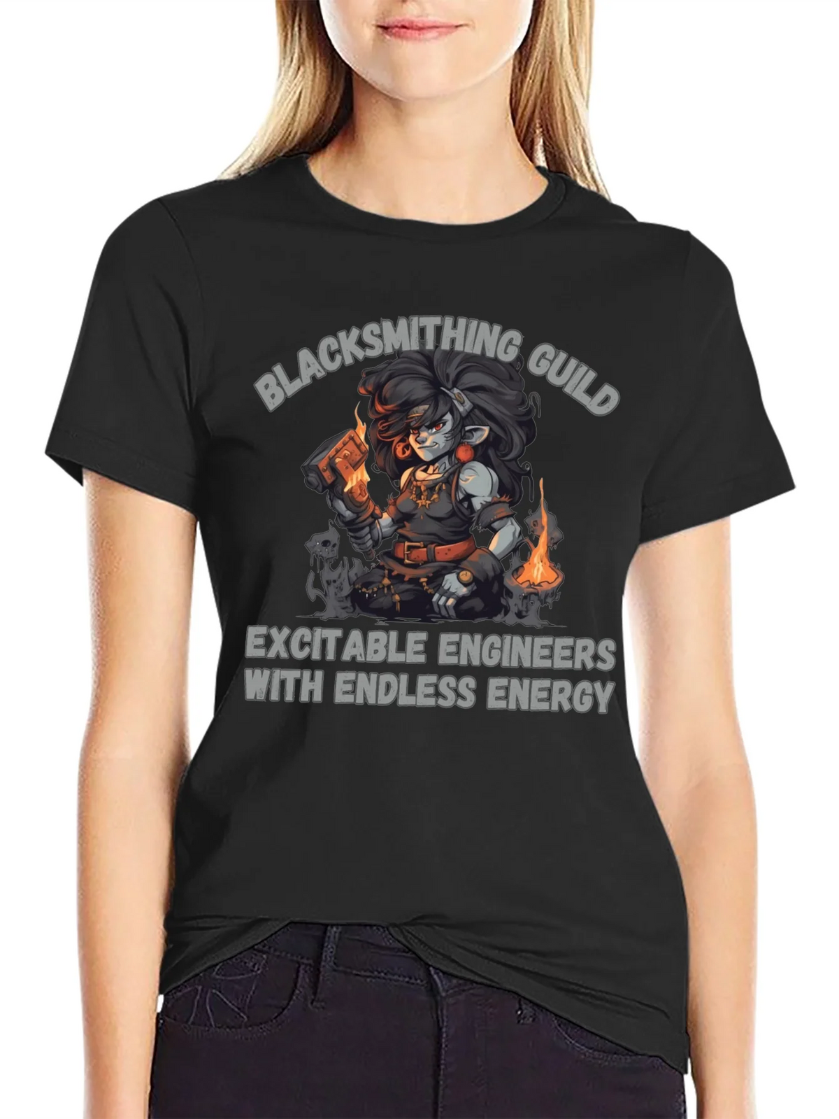 Blacksmithing Guild T-Shirt - Exciteable Engineers Tee product image 2