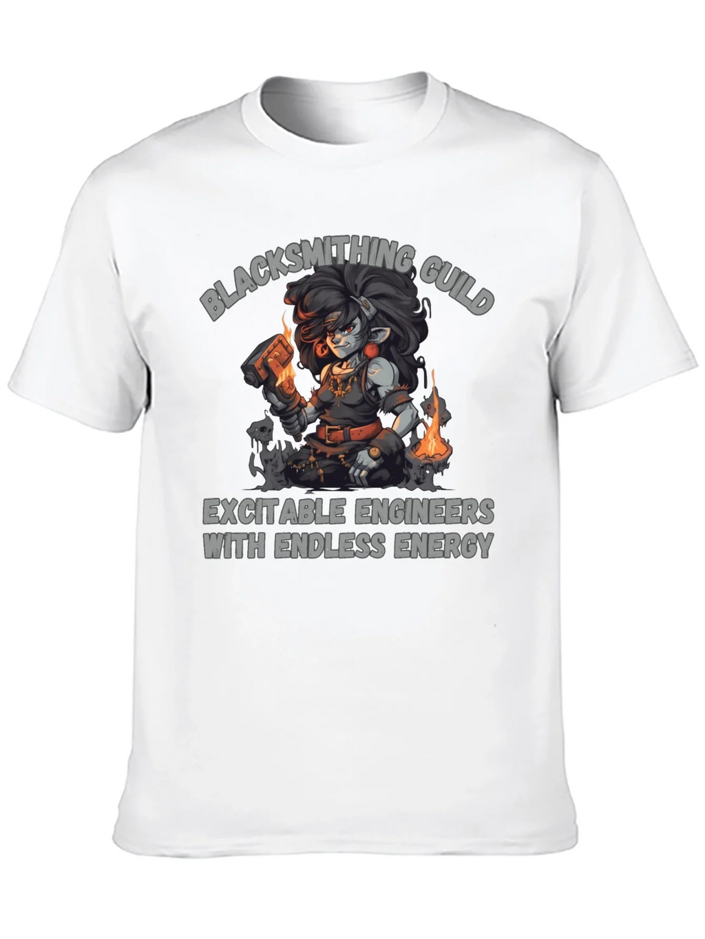 Blacksmithing Guild T-Shirt - Exciteable Engineers Tee product image 9