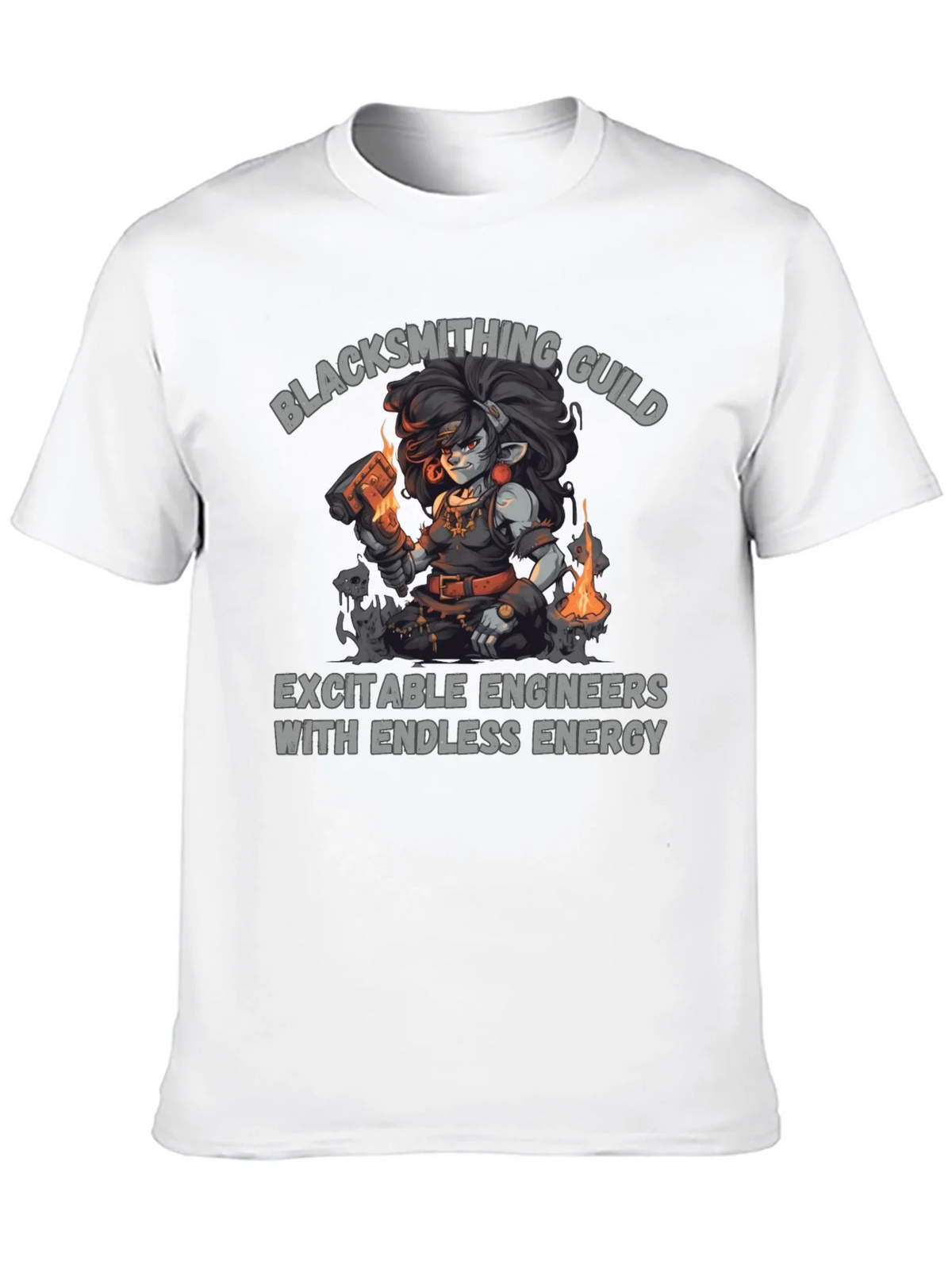 Blacksmithing Guild T-Shirt - Exciteable Engineers Tee product image 9