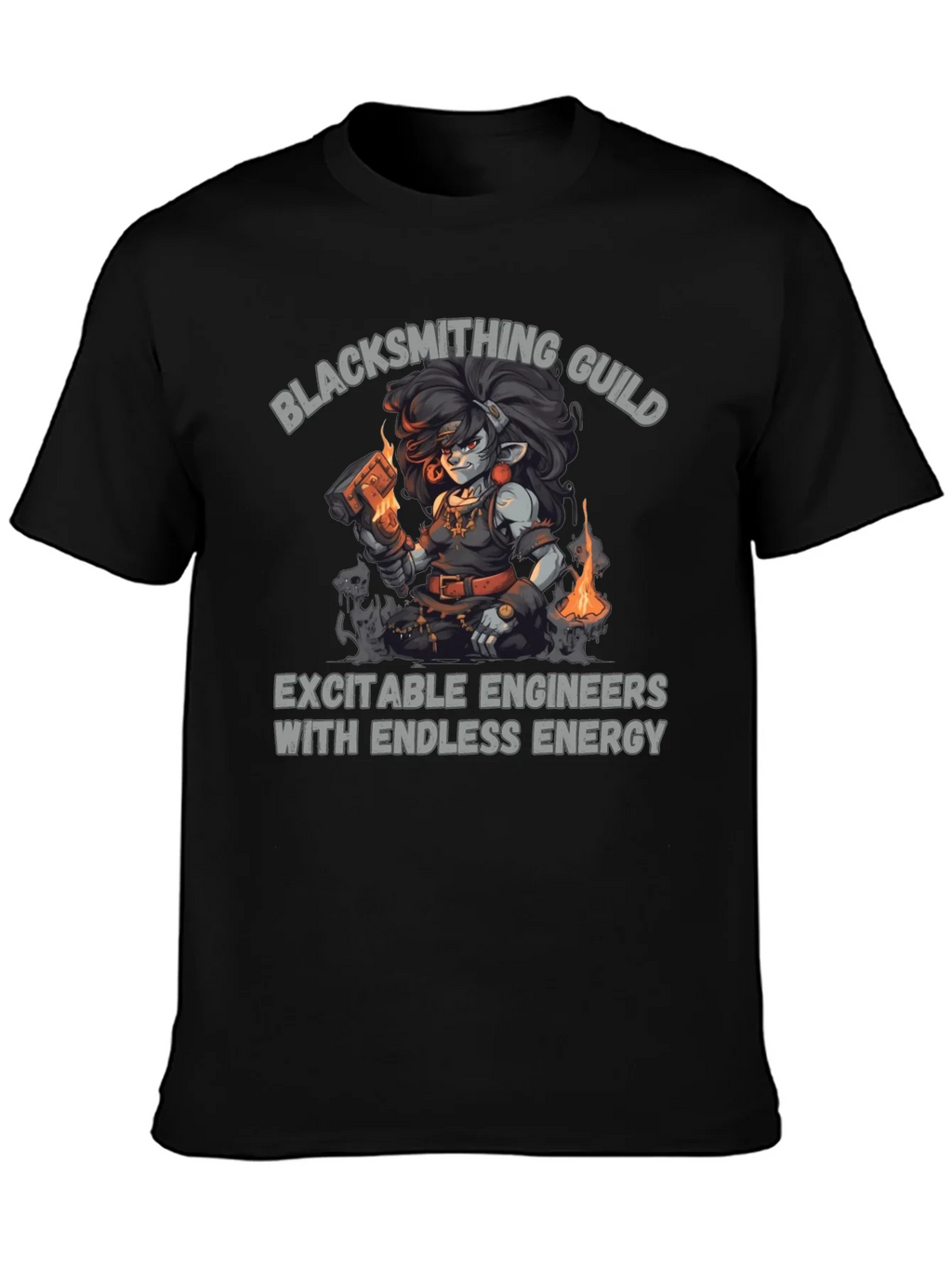 Blacksmithing Guild T-Shirt - Exciteable Engineers Tee product image 3