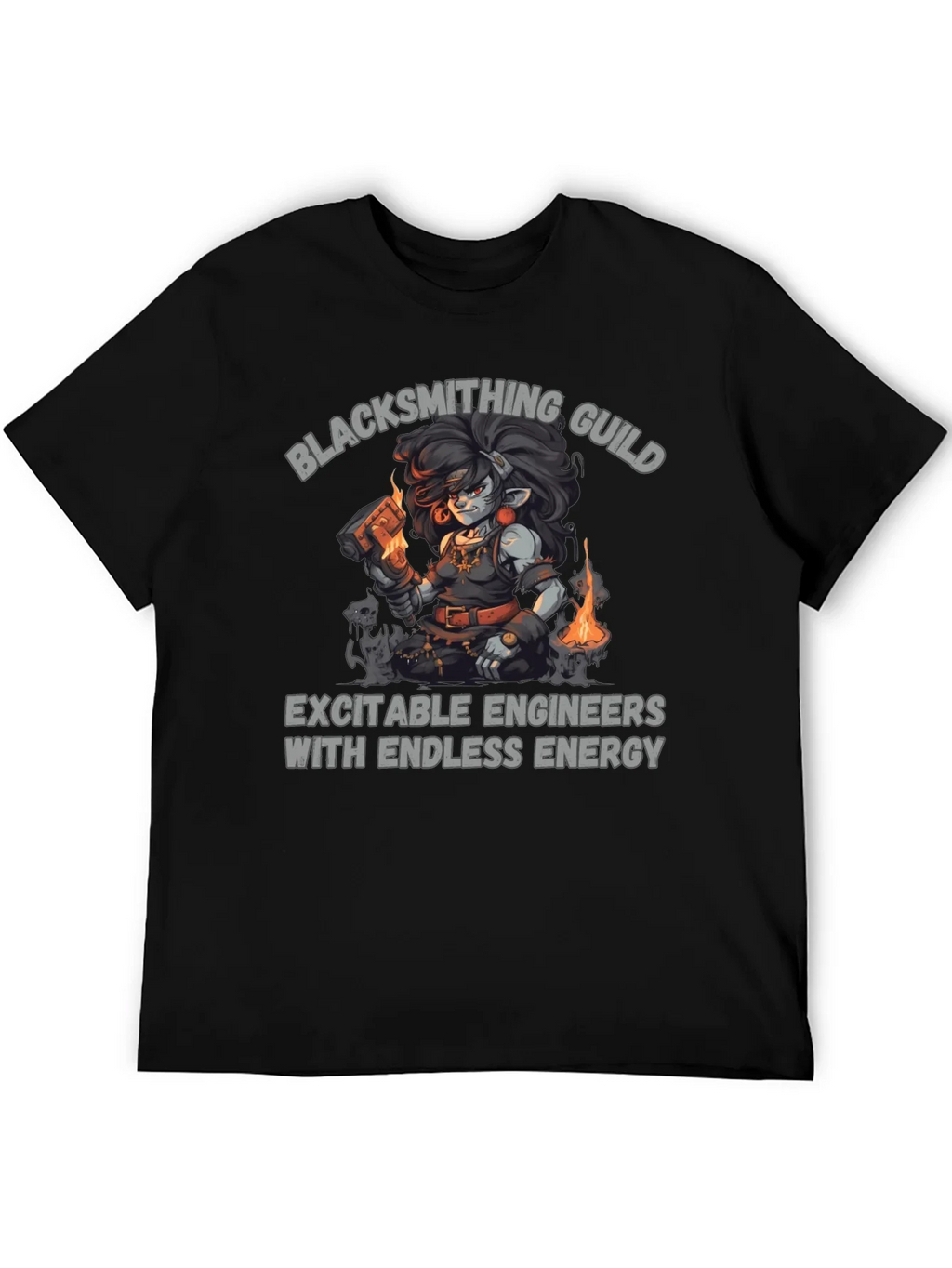 Blacksmithing Guild T-Shirt - Exciteable Engineers Tee product image 5