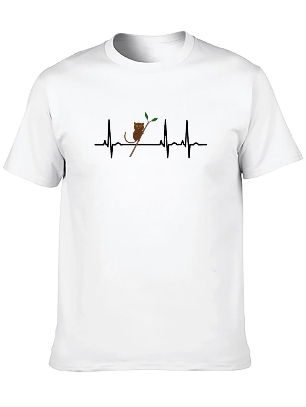 Tarsier Heartbeat T-Shirt - Cute Primate Design product image 9