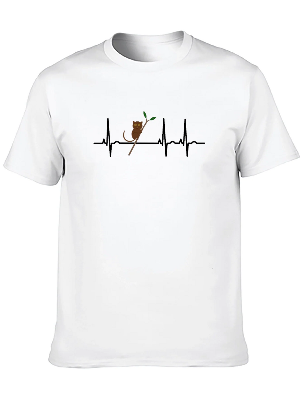 Tarsier Heartbeat T-Shirt - Cute Primate Design product image 9