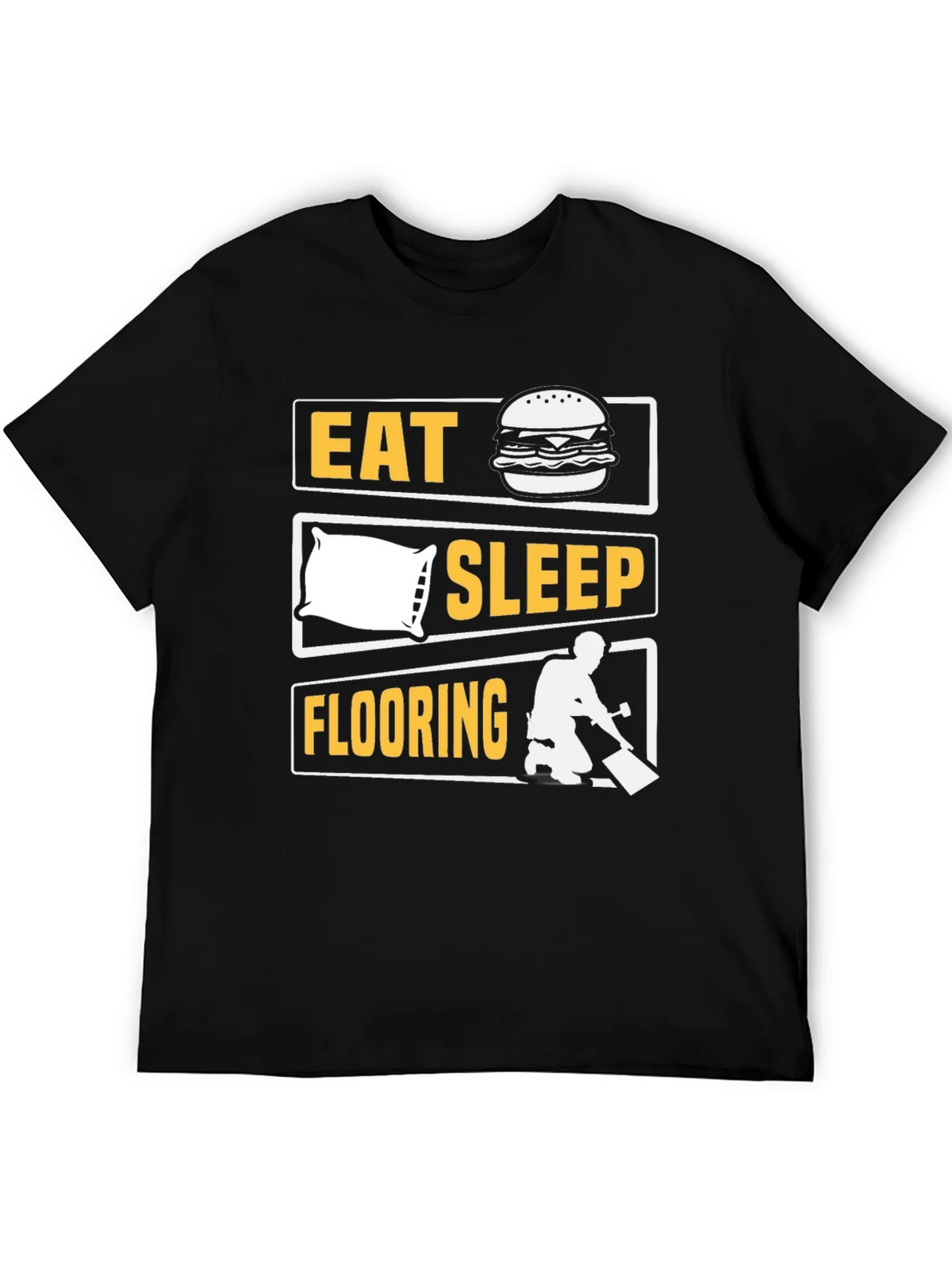 Eat Sleep Flooring T-Shirt Funny Job Tee product image 5
