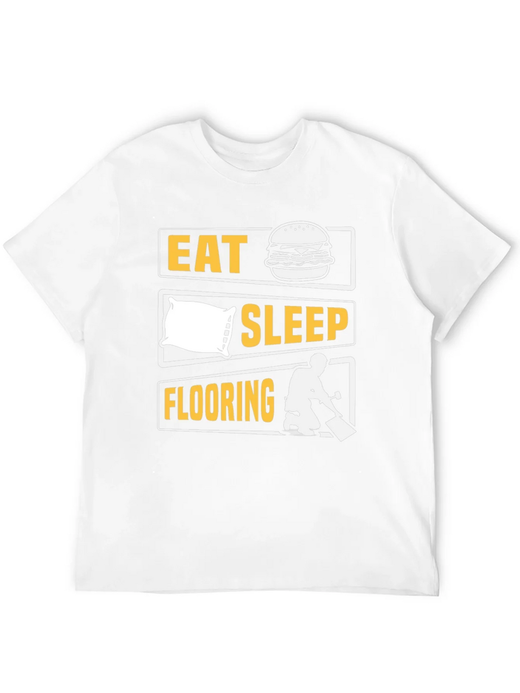 Eat Sleep Flooring T-Shirt Funny Job Tee product image 11