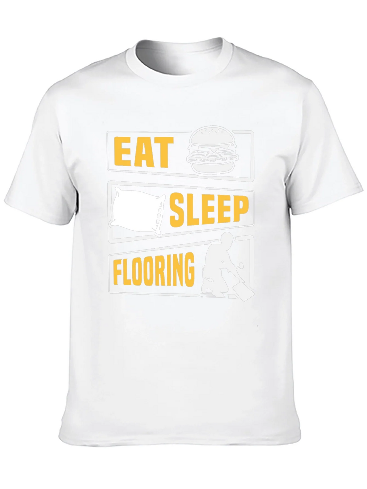 Eat Sleep Flooring T-Shirt Funny Job Tee product image 9