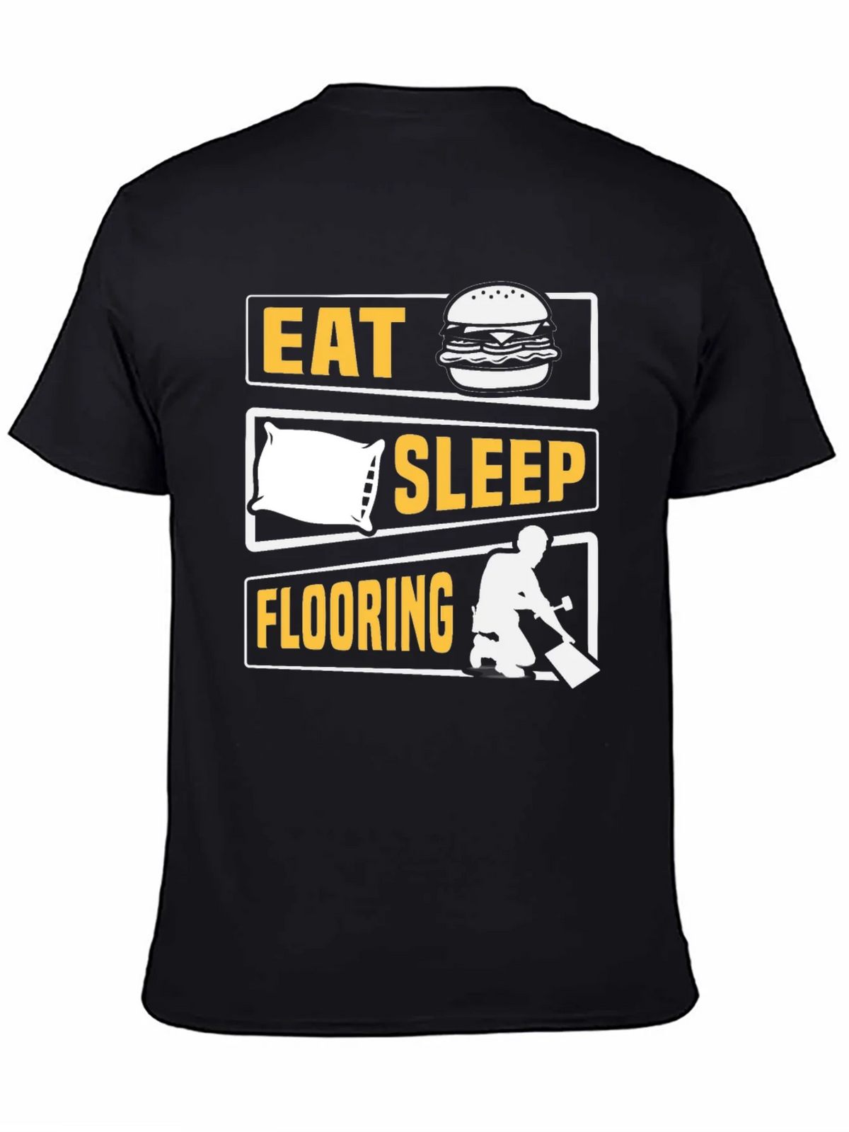 Eat Sleep Flooring T-Shirt Funny Job Tee product image 4